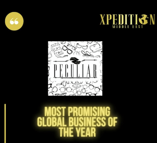 Promising Global Business of the Year - Xpedition Magazine Dubai - peculiareyewear