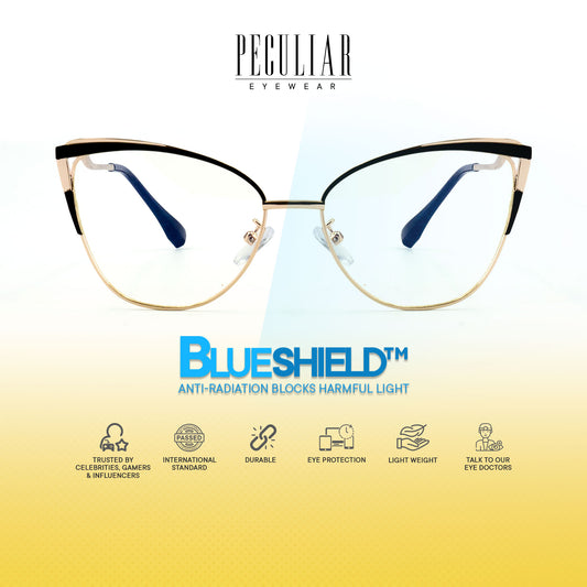 Josephine Cat Eye Metal Frame Photochromic TransitionPro