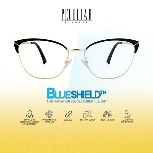 Mary Cat Eye Metal Frame Photochromic TransitionPro