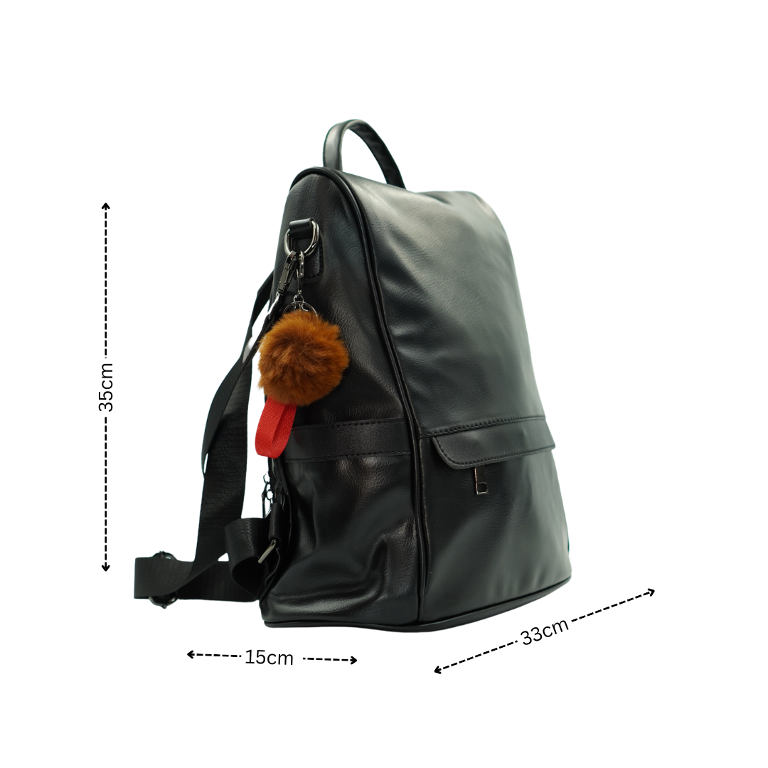 Peculiar LIZ Leather Backpack Business Office School for men women