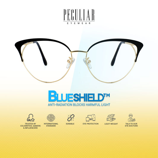 Elizabeth Cat Eye Metal Frame Photochromic TransitionPro