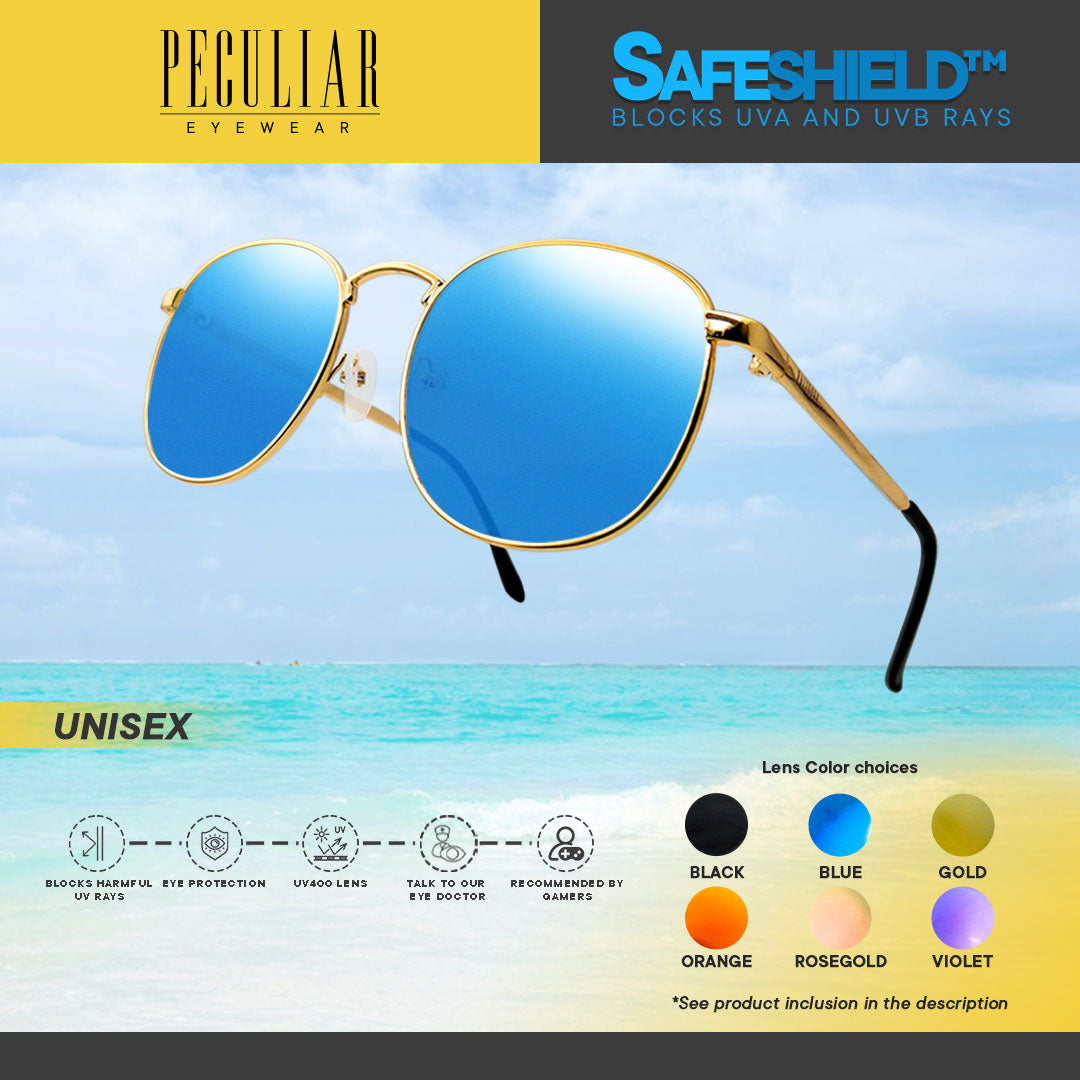 Hugo Gold Round UV400