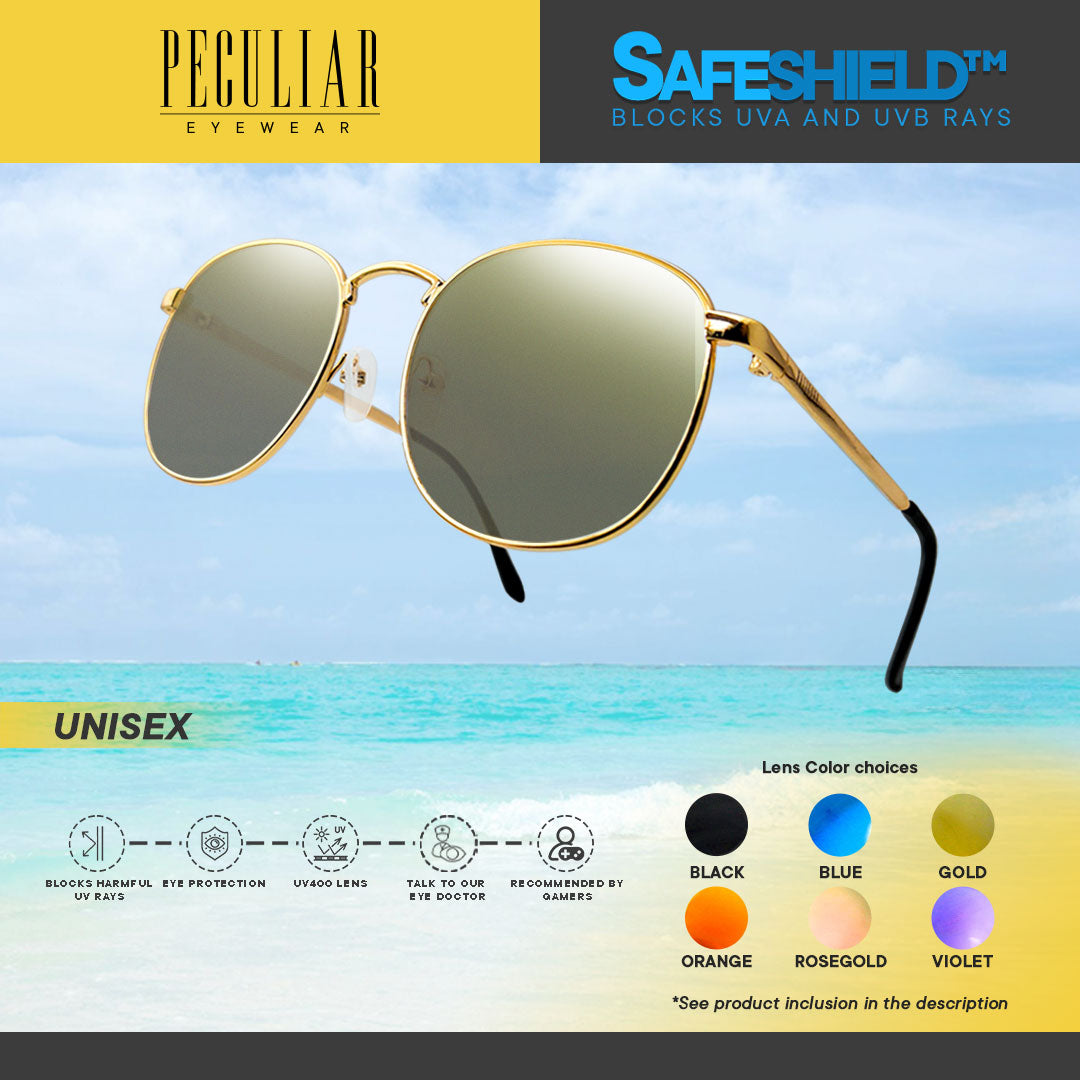 Hugo Gold Round UV400