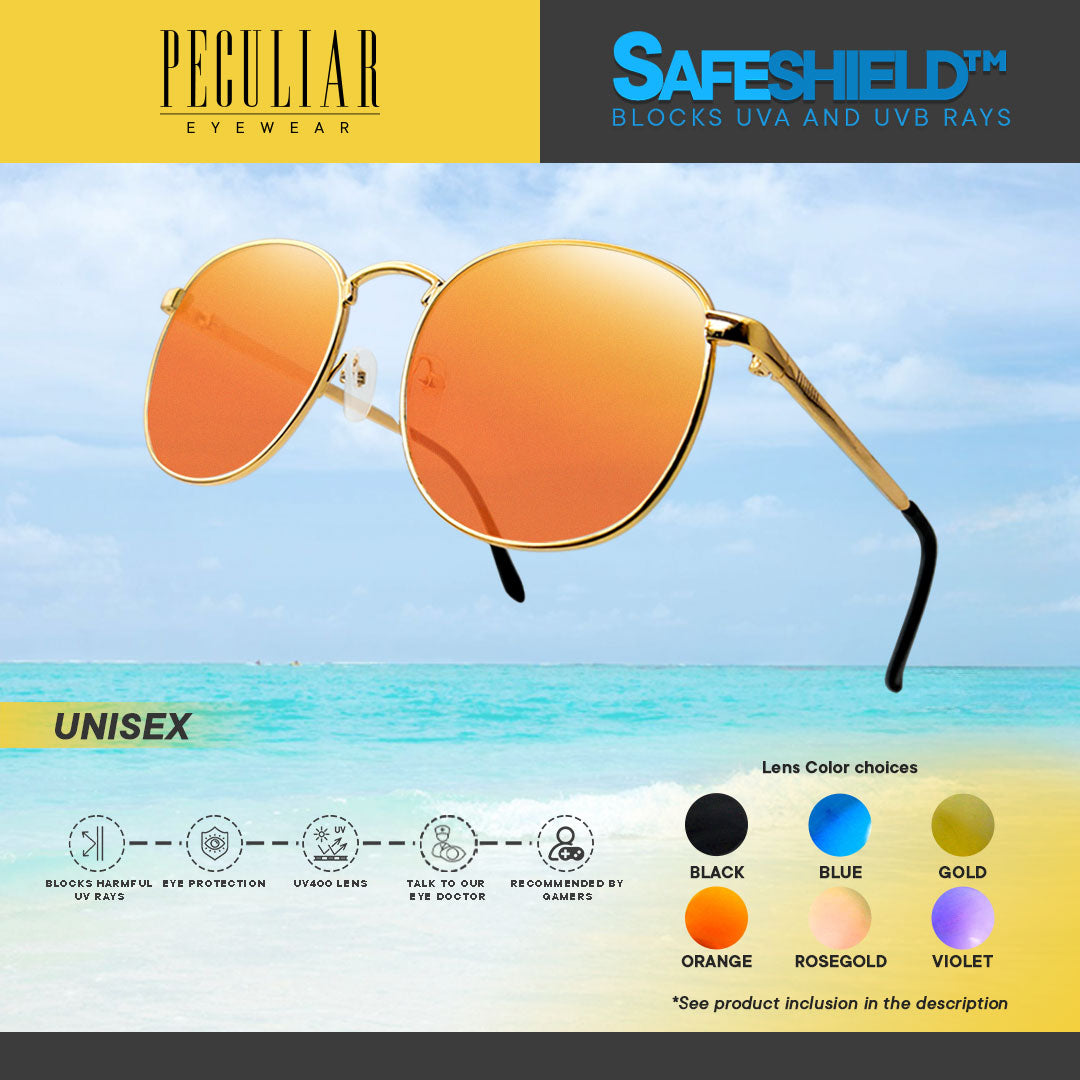 Hugo Gold Round UV400