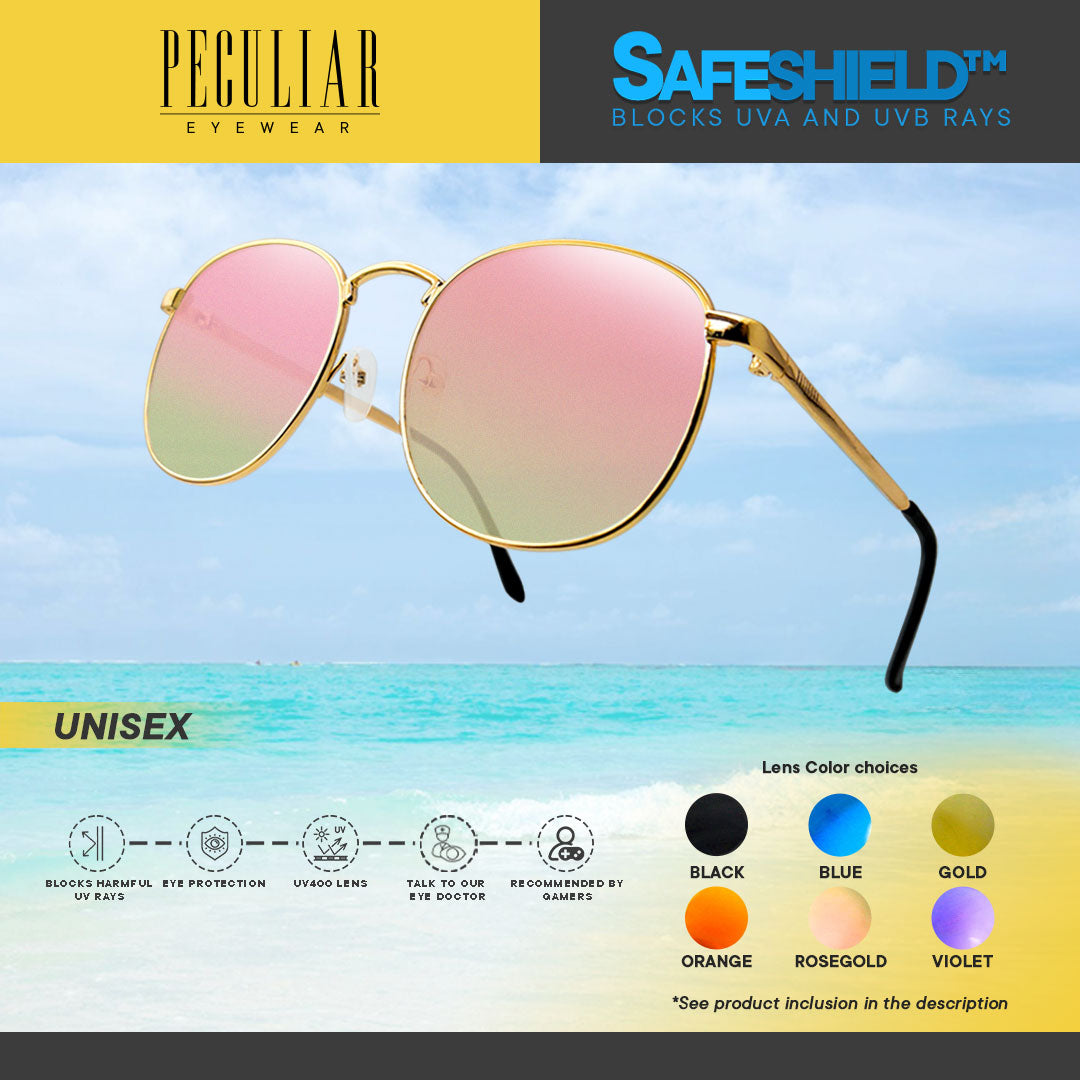 Hugo Gold Round UV400