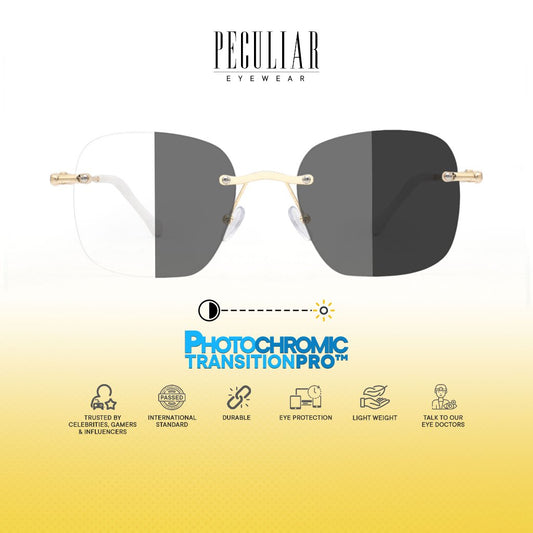 Peculiar Aura Alloy Rimless TransitionPRO