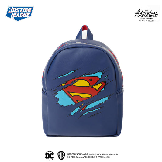 Peculiar x Adventure DC Comics Collection Leather Backpack Shin - Superman