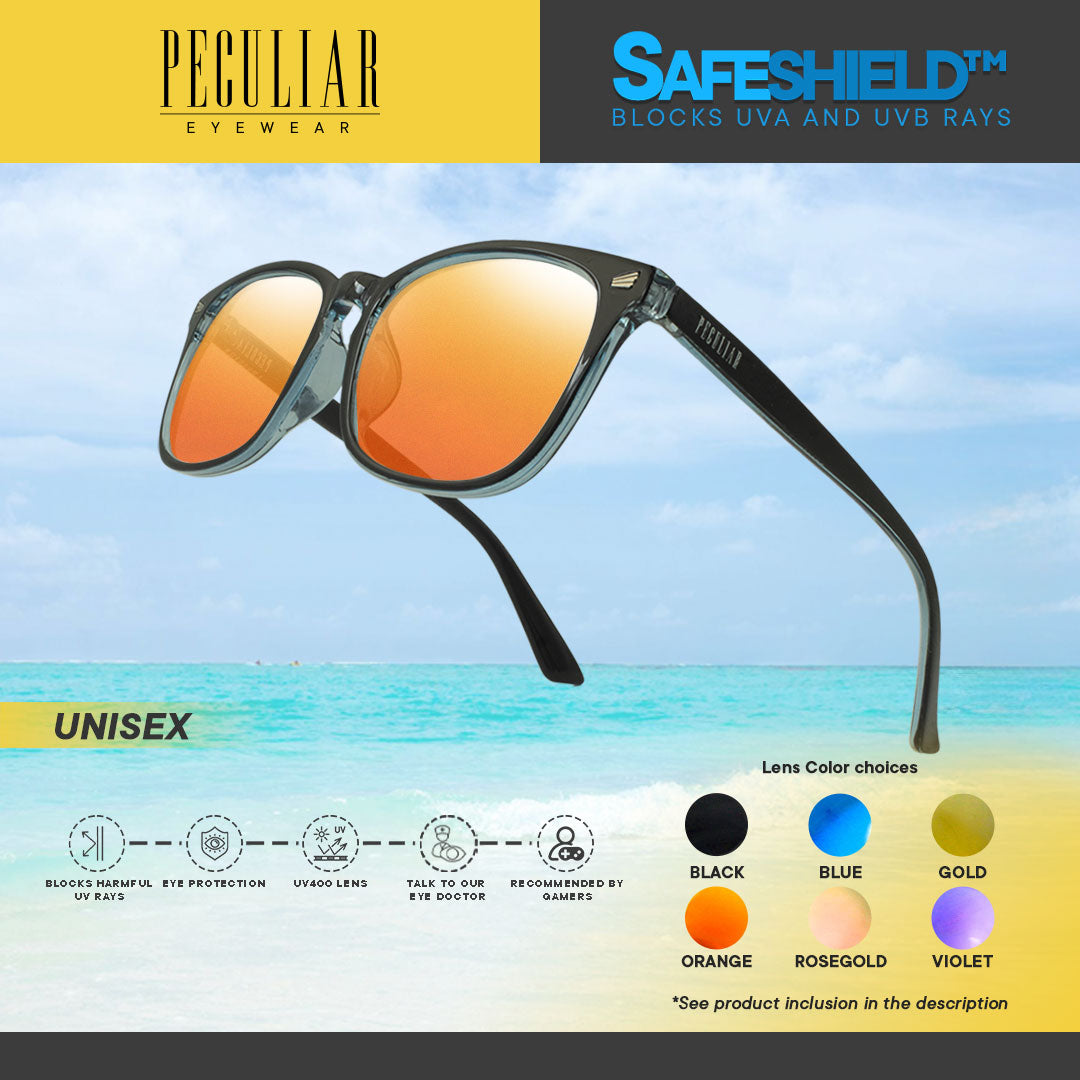 Aoki BlackBlue Square Sunglasses