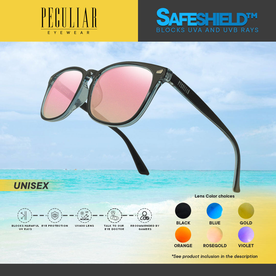Aoki BlackBlue Square Sunglasses