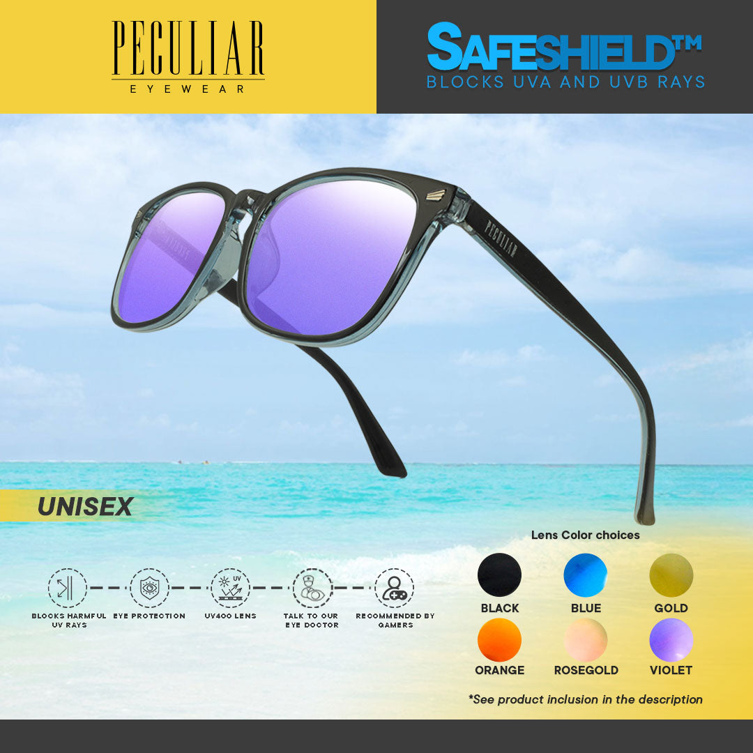 Aoki BlackBlue Square Sunglasses