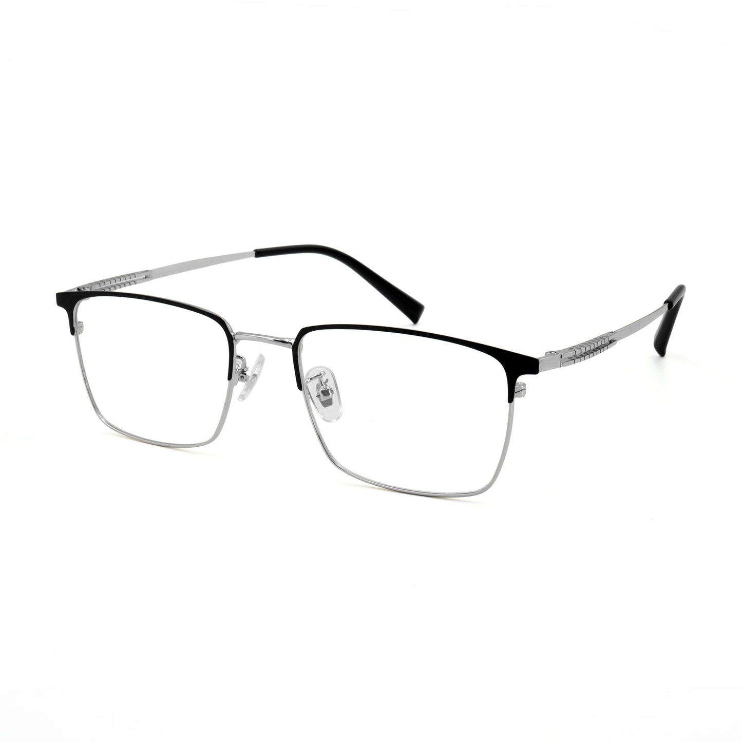 Oku Rectangle Metal Titanium Photochromic TransitionPro