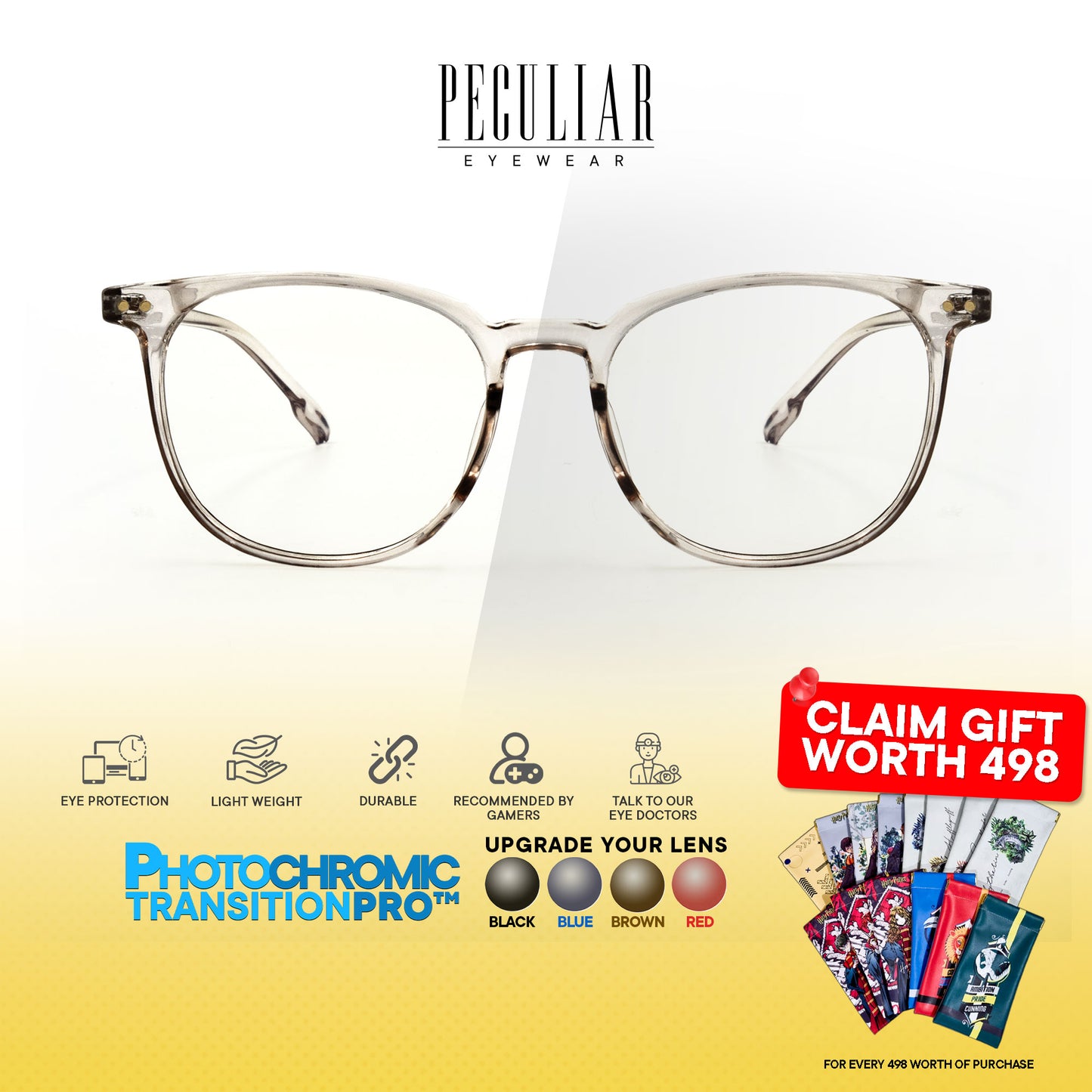 Kimi Round Photochromic TransitionPro