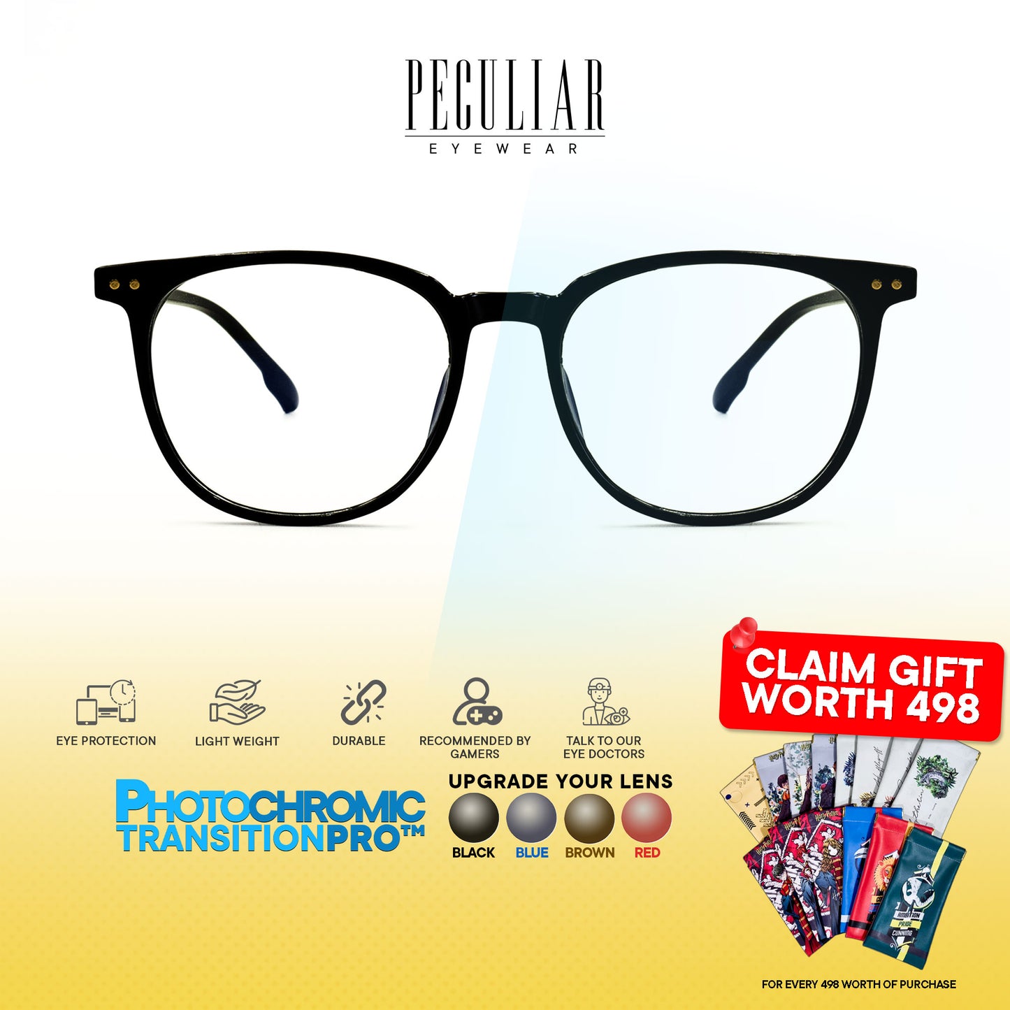 Kimi Round Photochromic TransitionPro
