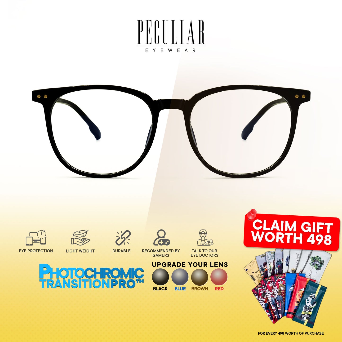 Kimi Round Photochromic TransitionPro
