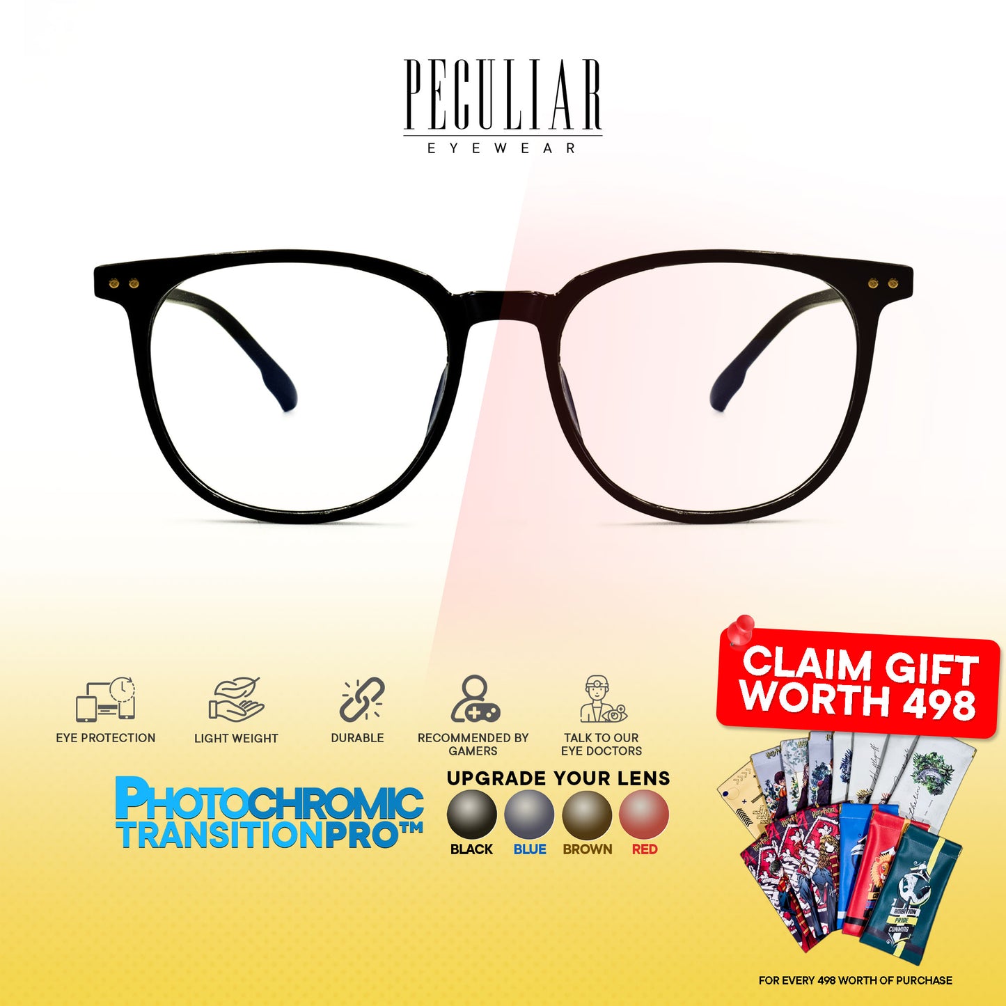 Kimi Round Photochromic TransitionPro