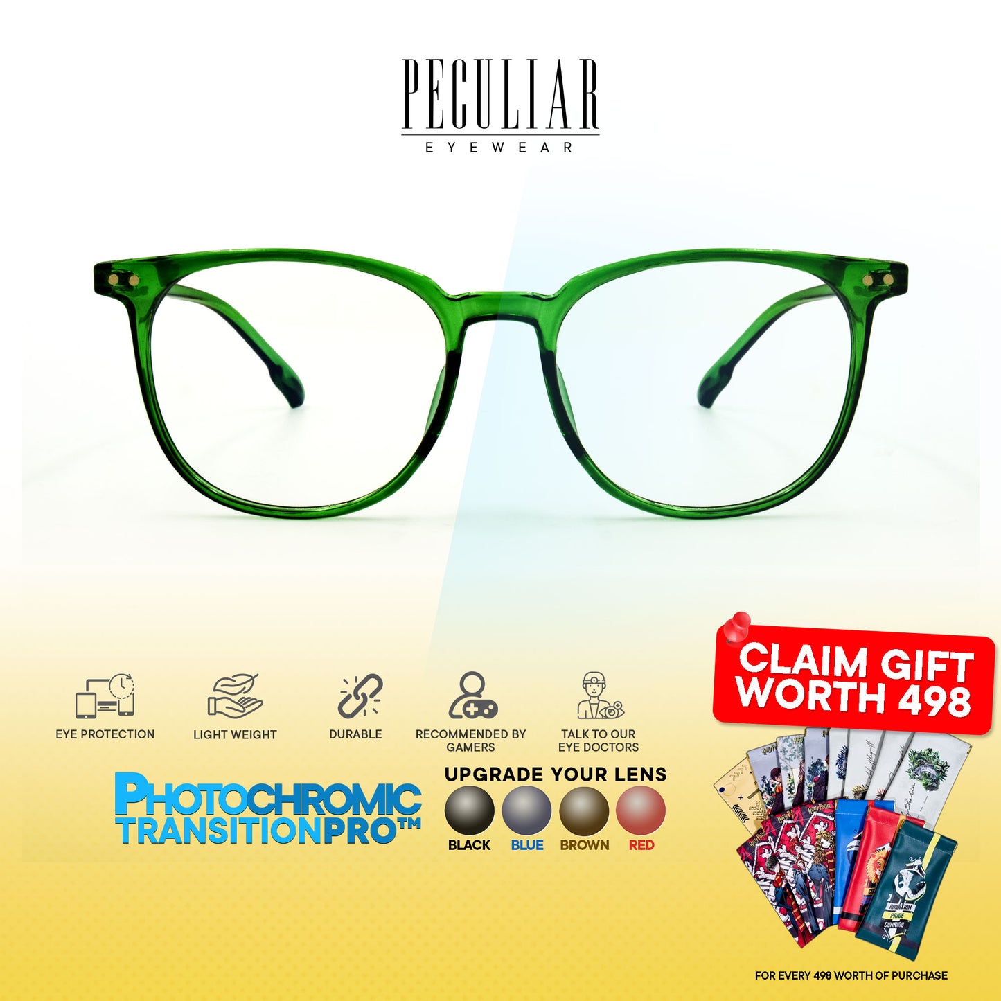 Kimi Round Photochromic TransitionPro