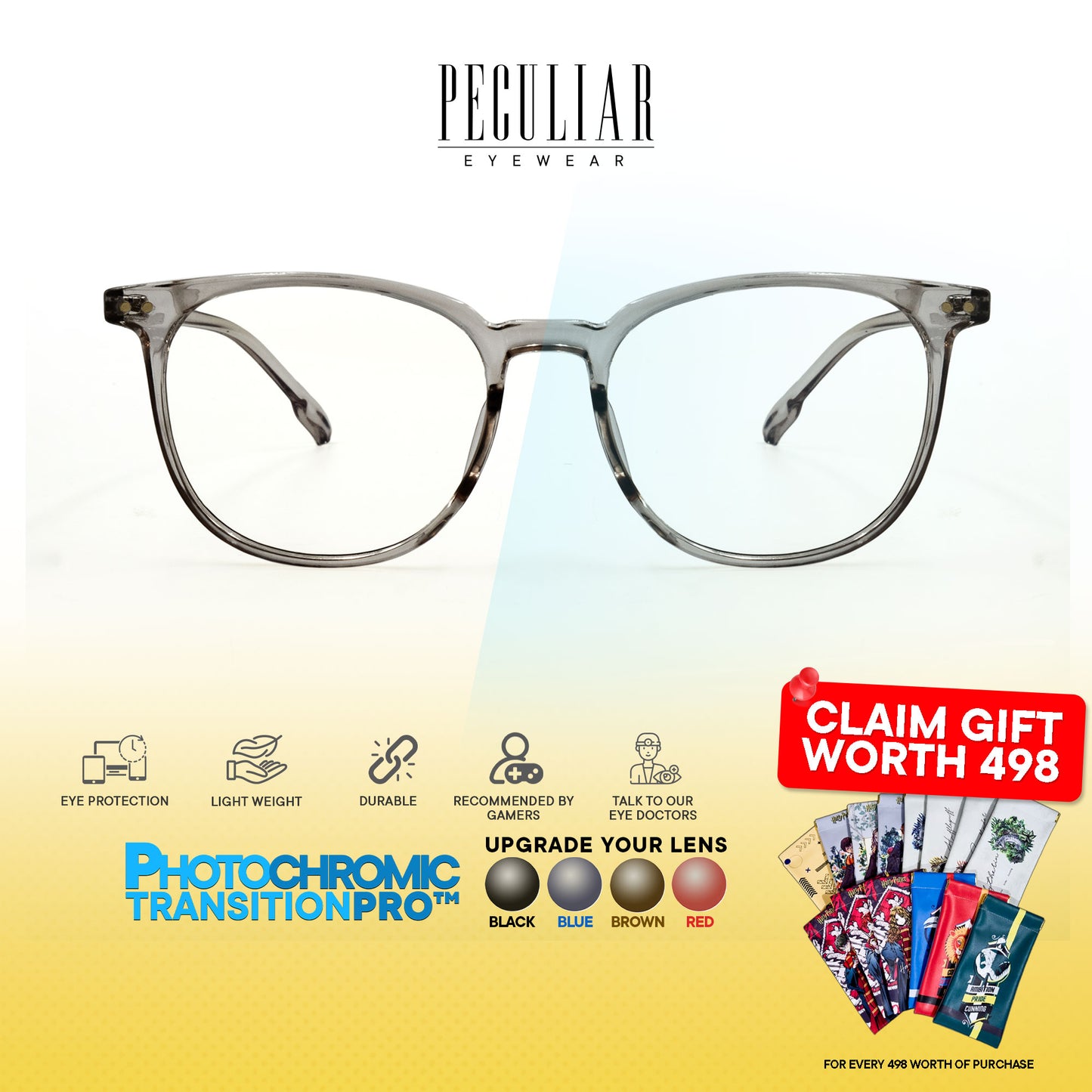 Kimi Round Photochromic TransitionPro