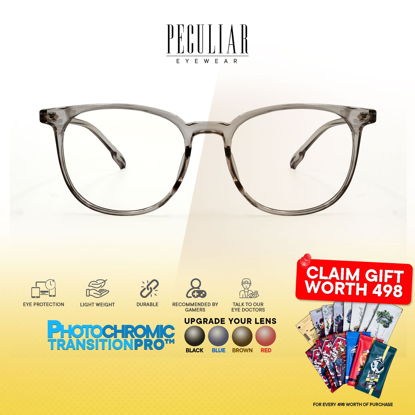 Kimi Round Photochromic TransitionPro