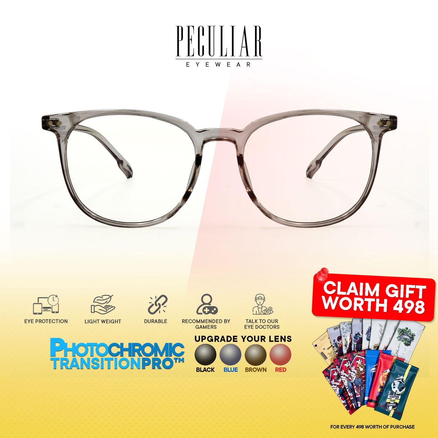 Kimi Round Photochromic TransitionPro