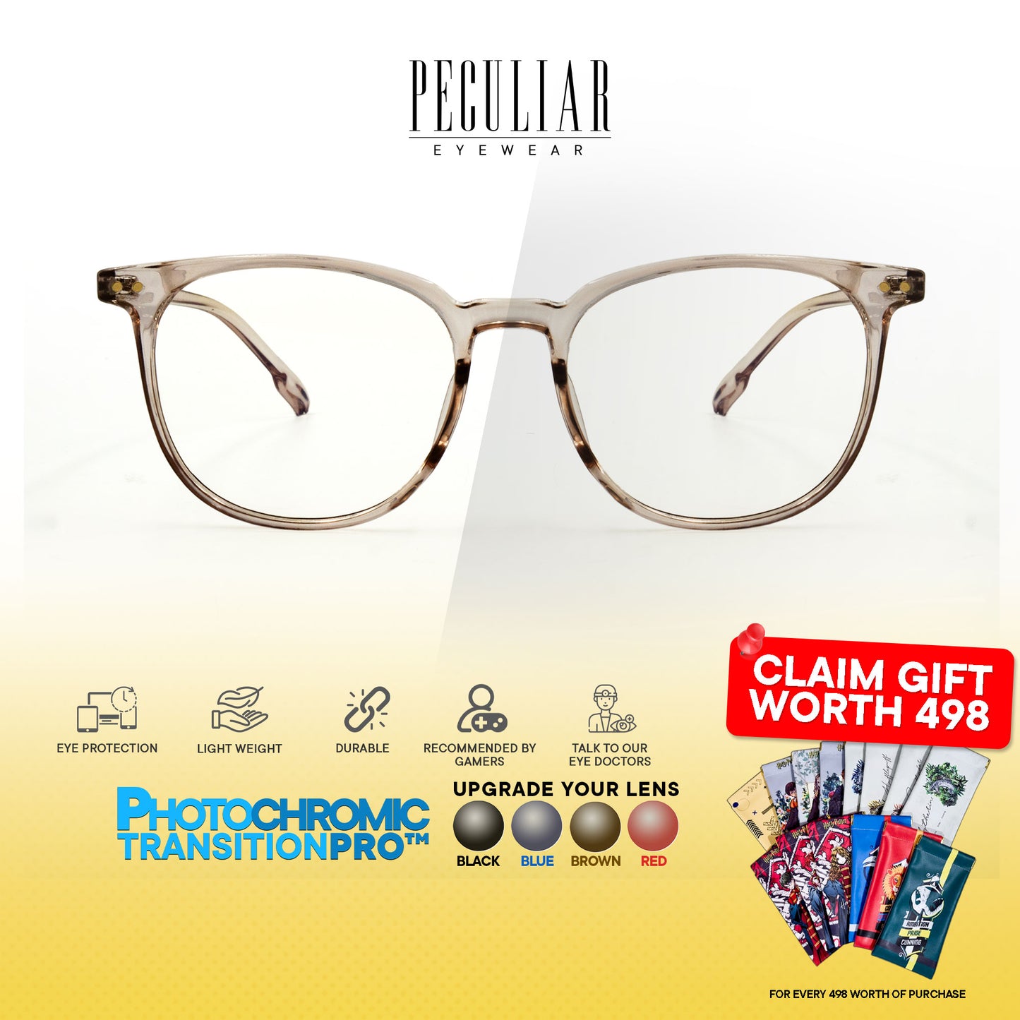 Kimi Round Photochromic TransitionPro