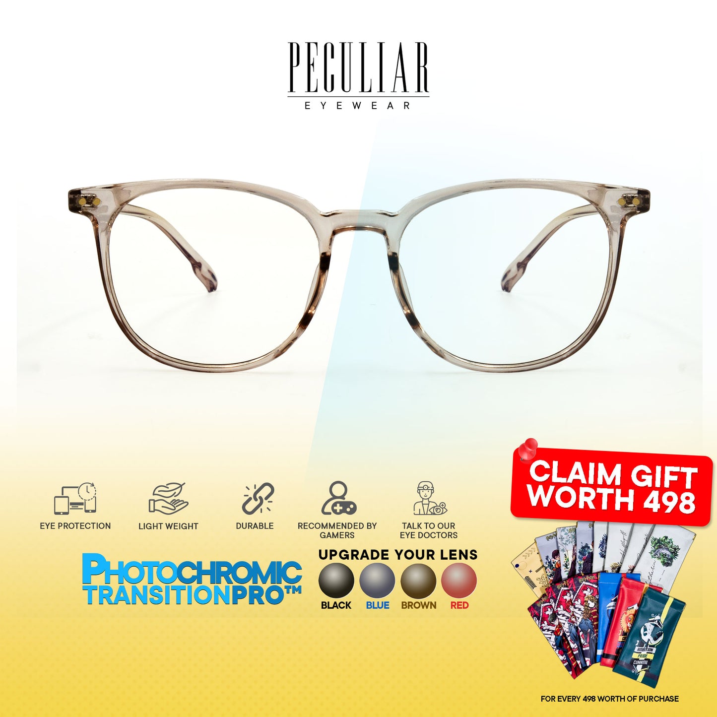Kimi Round Photochromic TransitionPro