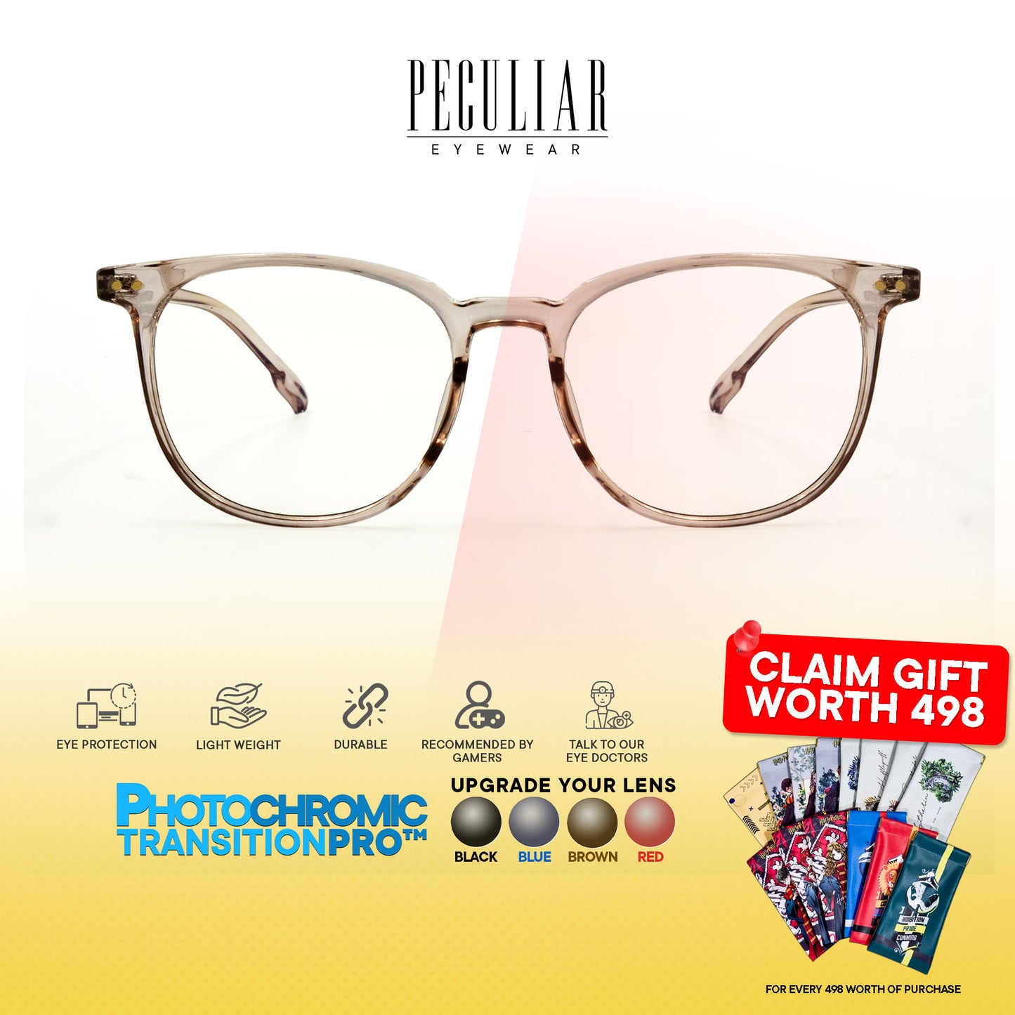 Kimi Round Photochromic TransitionPro