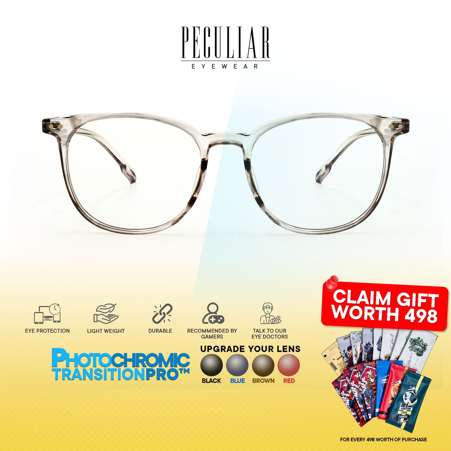Kimi Round Photochromic TransitionPro