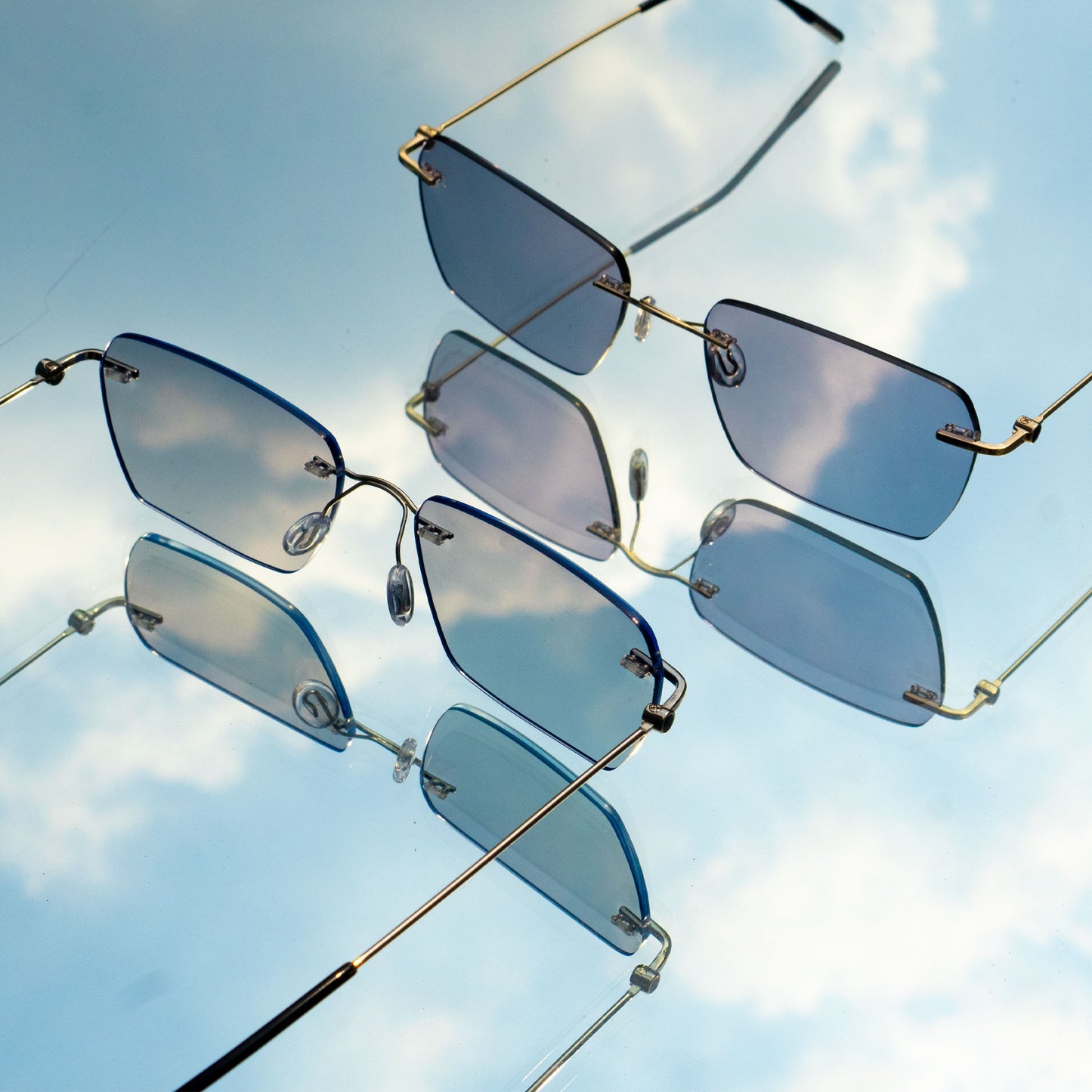 Peculiar Kairo Rimless Stainless Steel TransitionPRO – Blue Light & Photochromic Eyewear