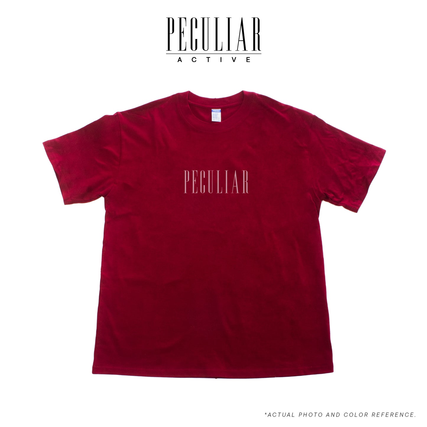 Peculiar Lazer Printed Oversize T Shirt Asian Size for Men and Women