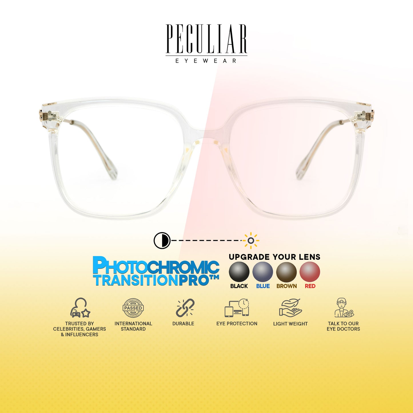 Peculiar Treo Square Acetate Steel Computer Glasses AntiRadiation Eyeglass Replaceable for Men Women