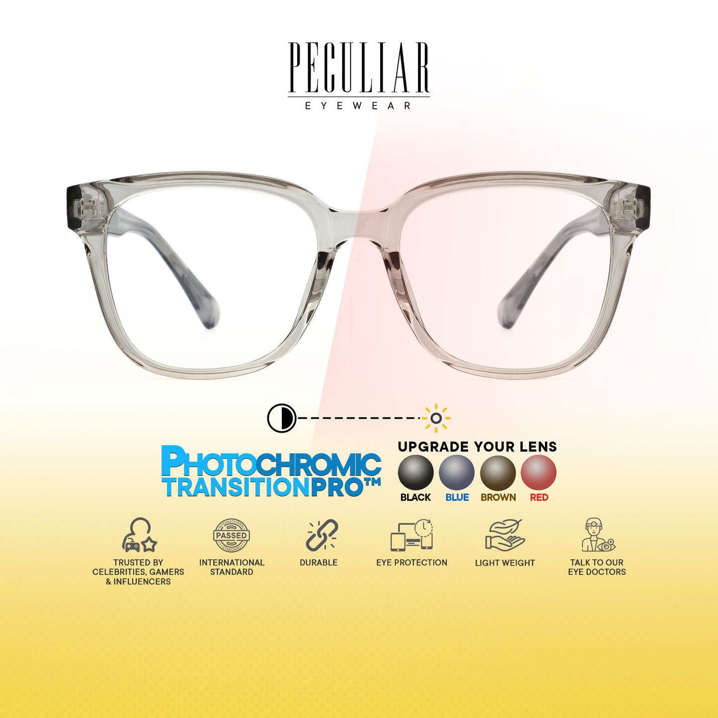 Peculiar Pax Square Acetate Steel Computer Glasses Anti Radiation Eyeglass Replaceable for Men Women