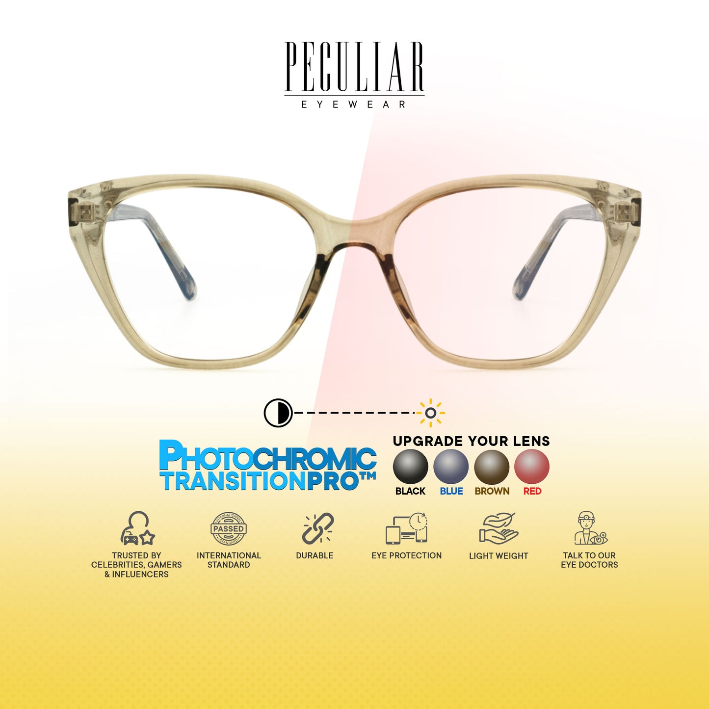 Peculiar Nero Cat Eye Acetate Steel Computer Glasses Anti Radiation Eyeglass Replaceable Men Women