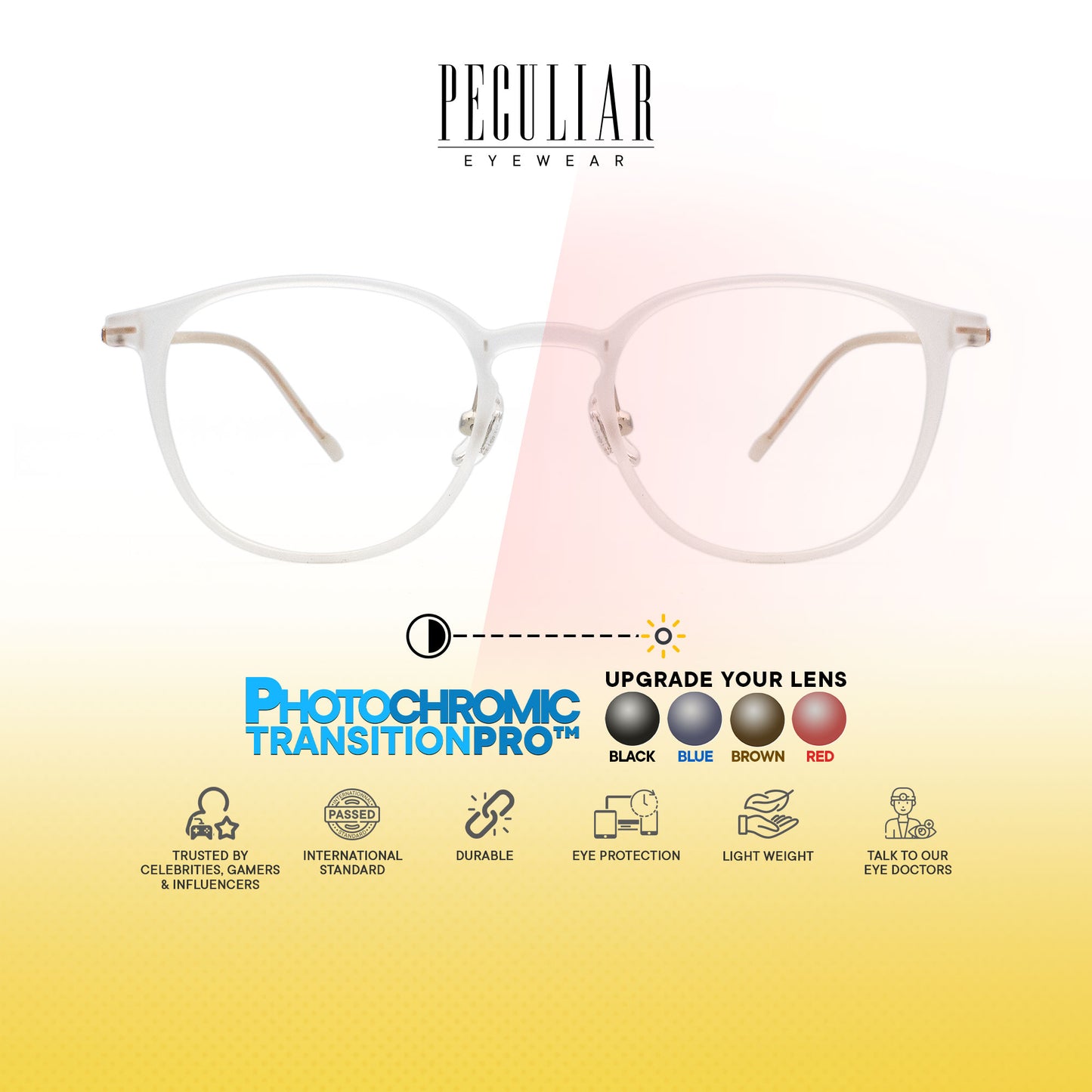 Peculiar Exa Round Titanium Computer Glasses Anti Radiation Eyeglass Replaceable for Men Women