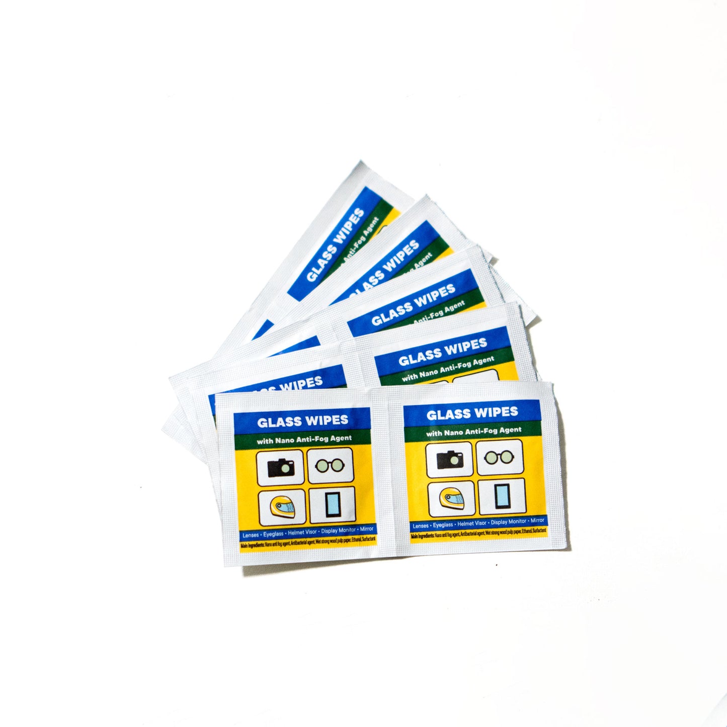 Peculiar Anti-Fog and Glass Wipes 20pcs only Bundle Nano-Technology Cleaner Non-Toxic Quick Dry