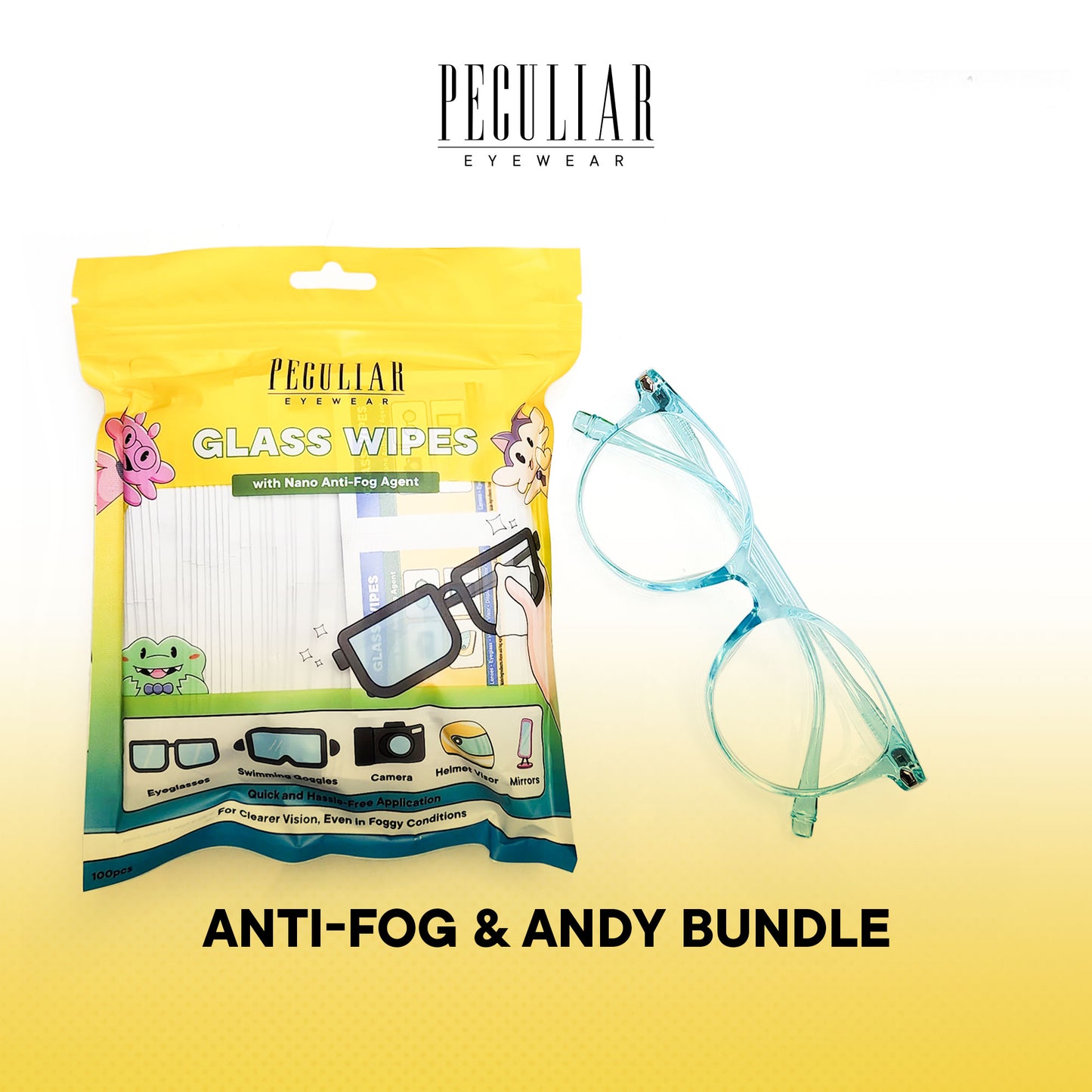 Peculiar Anti-Fog & Andy Round Bundle Frame Full Rim TransitionPro Photochromic Anti-radiation Glasses Anti Radiation Eyeglass for Woman and Men Anti Radiation Eyeglass Shades for Men and Women