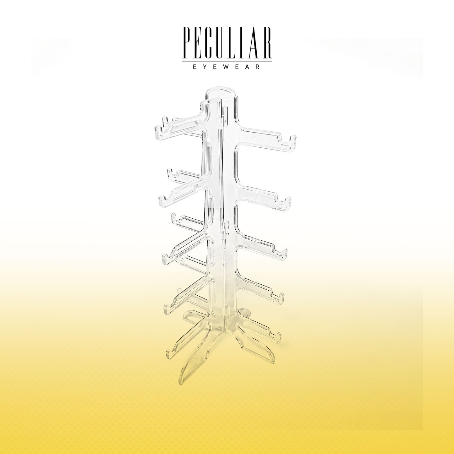 Peculiar Eyewear Acrylic Tree Eyewear Display Stand Rack Organizer Eyeglass Sunglass