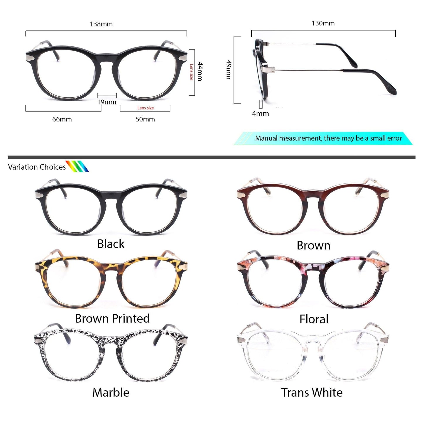 Peculiar MARGOT Round Polycarbonate Frame Anti Radiation Glasses UV400 - peculiareyewear