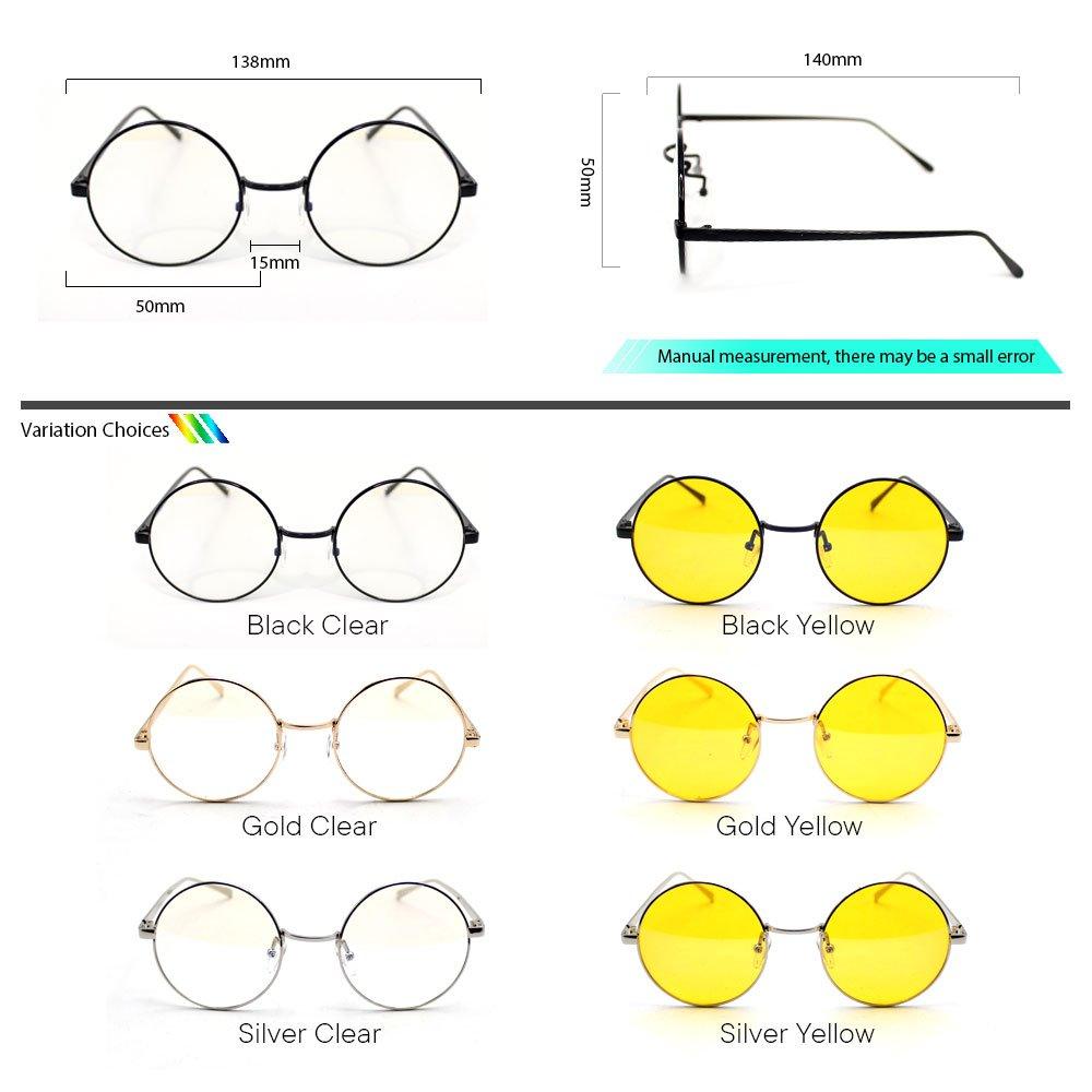 Peculiar HARRY Round Anti Radiation Glasses UV400 - peculiareyewear