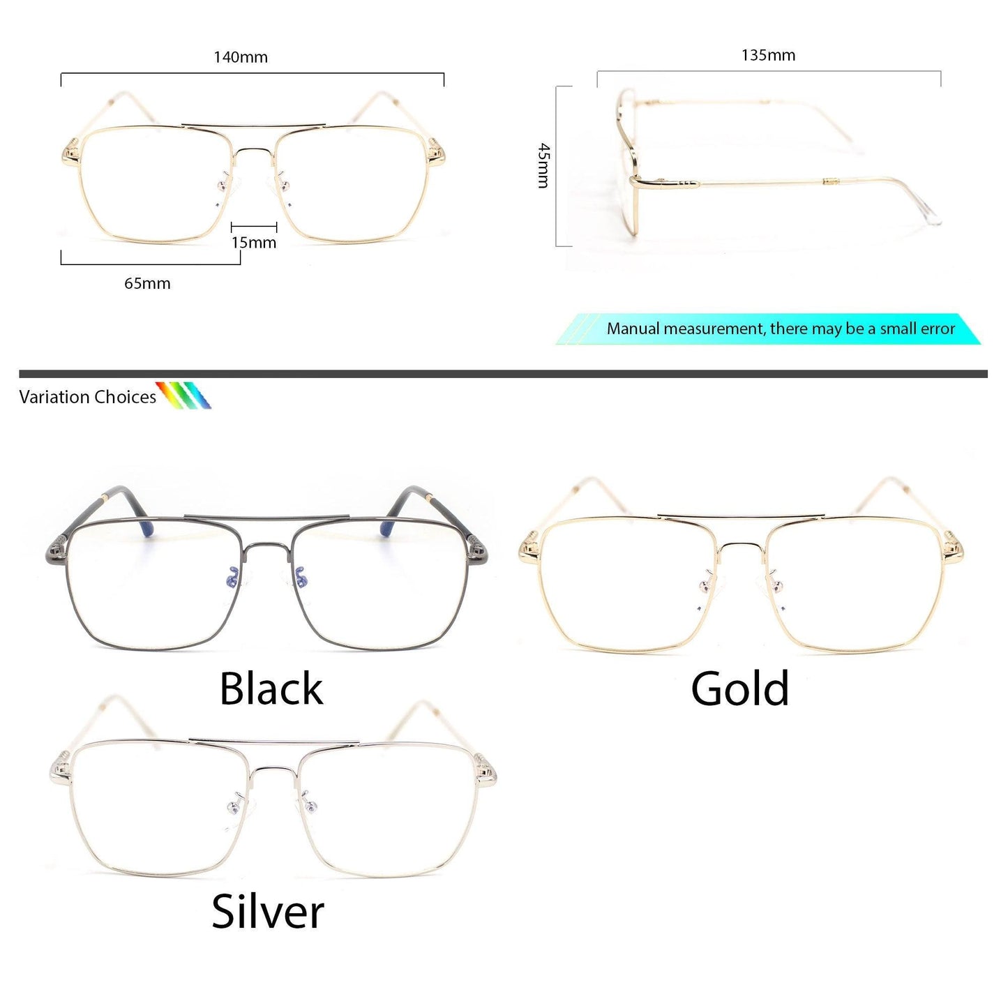 CES DRILON for Ces Style x Peculiar CLASSY BABY Rectangle Anti Radiation Glasses UV400 - peculiareyewear