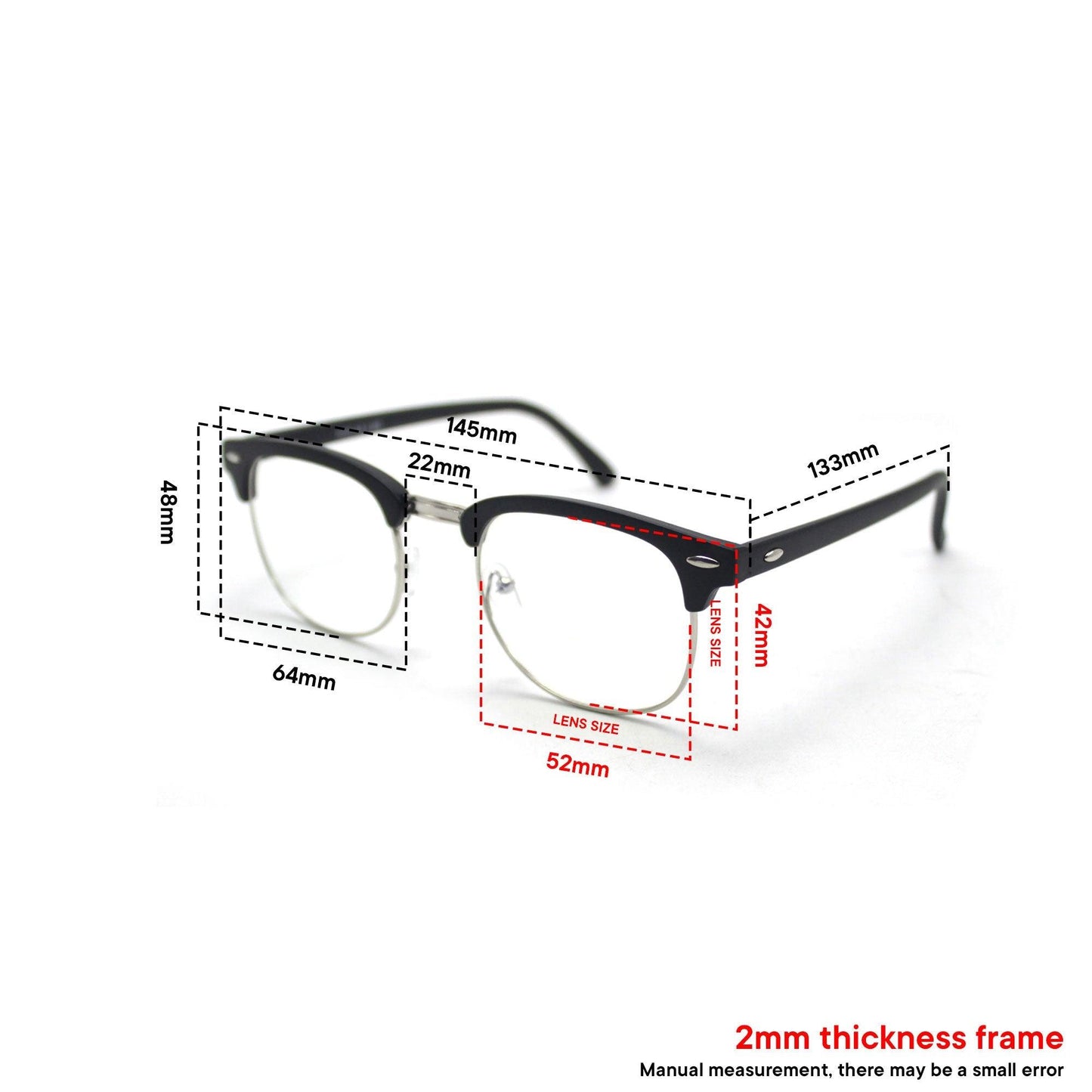 Peculiar CLUBMASTER Square Polycarbonate Frame Peculiar Photochromic TransitionPRO - peculiareyewear