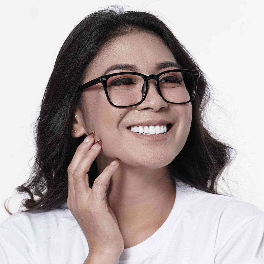 Peculiar AOKI Square BROWNYELLOW Polycarbonate Frame Photochromic TransitionPRO Lens - peculiareyewear