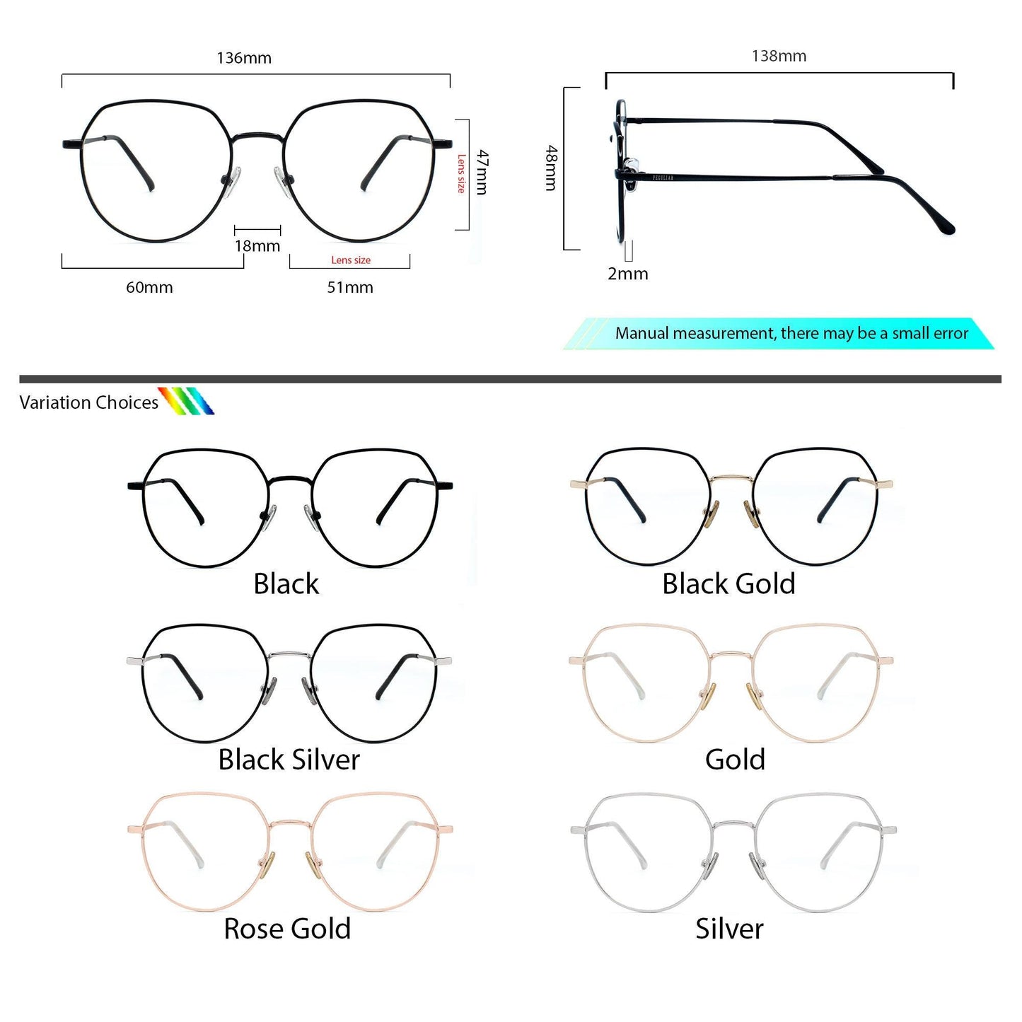 Peculiar ERIS Deco Anti Radiation Glasses UV400 - peculiareyewear