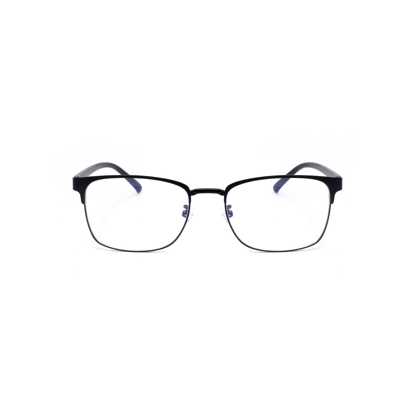 Peculiar GAVIN Square FLEX TR90 Rubberized Frame Anti Radiation Glasses UV400 - peculiareyewear