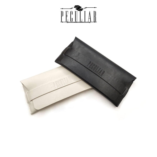 Peculiar SLIM Case Limited Edition PU LEATHER Eyewear Case / Eyeglass- Peculiar and Odd Collection - Case Only - NO EYEWEAR - peculiareyewear
