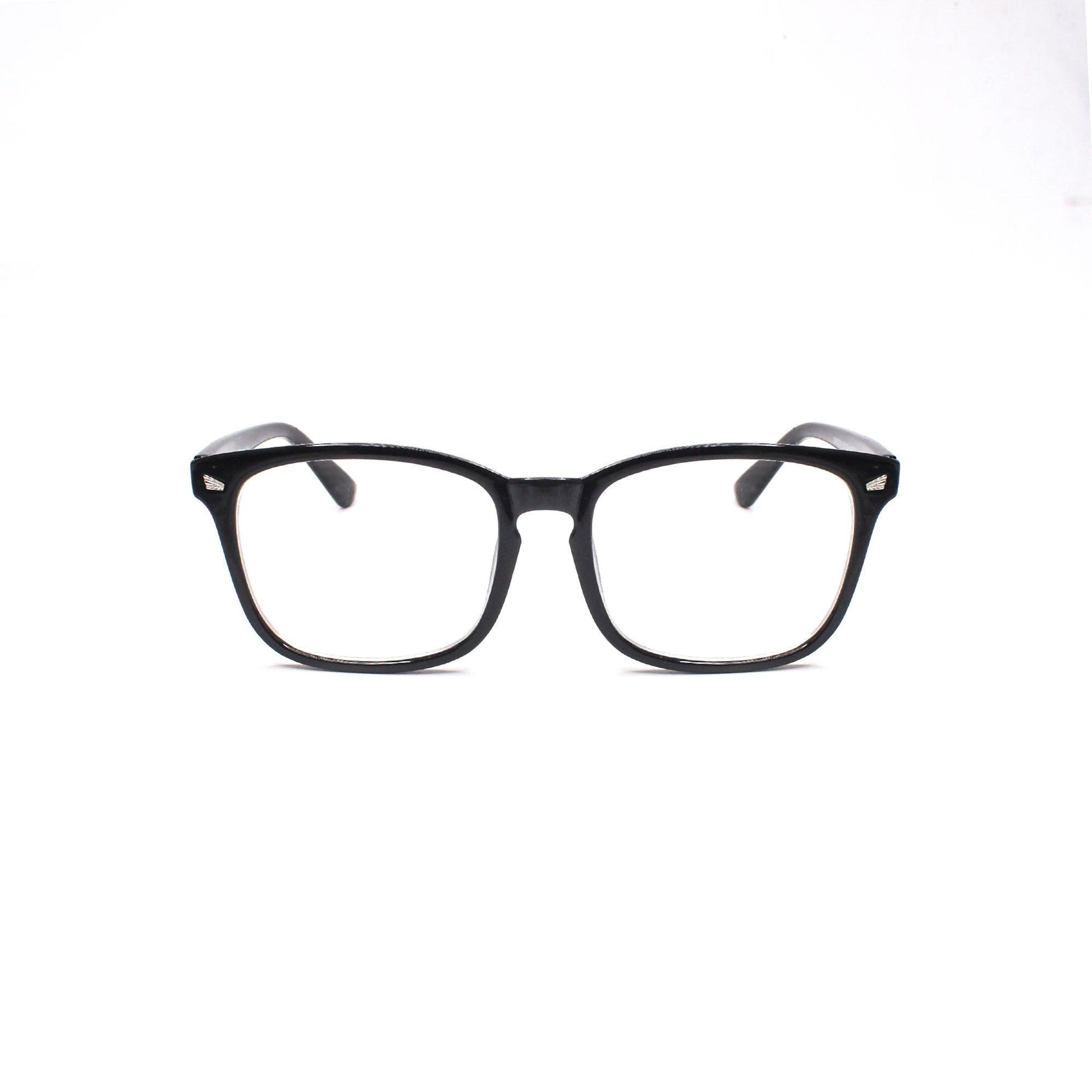 Peculiar AOKI Square BLACK Polycarbonate Frame Photochromic TransitionPRO Lens - peculiareyewear