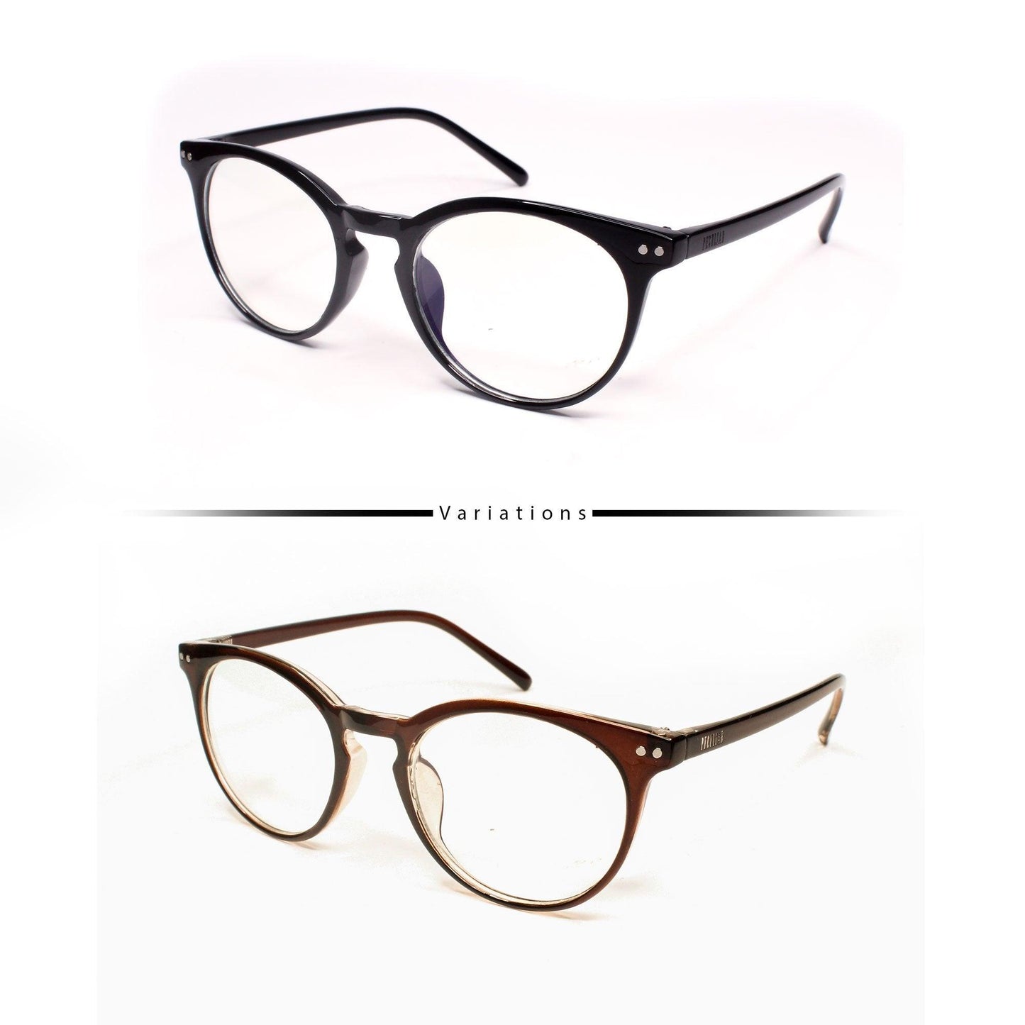 Peculiar ARLO Round Polycarbonate Frame Anti Radiation Glasses UV400 - peculiareyewear