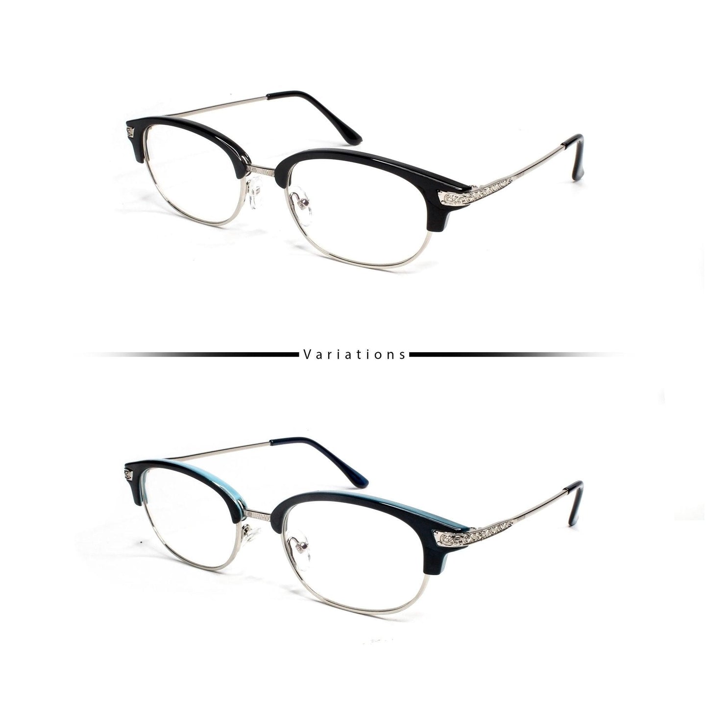 Peculiar YSSA Oval Premium  Frame Anti Radiation Glasses UV400 - peculiareyewear