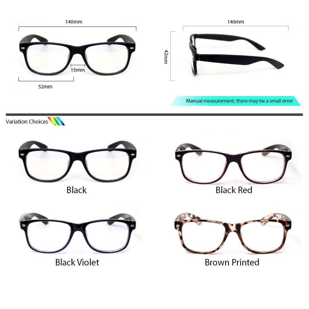 Peculiar BOSS Square Polycarbonate Frame Anti Radiation Glasses UV400 - peculiareyewear