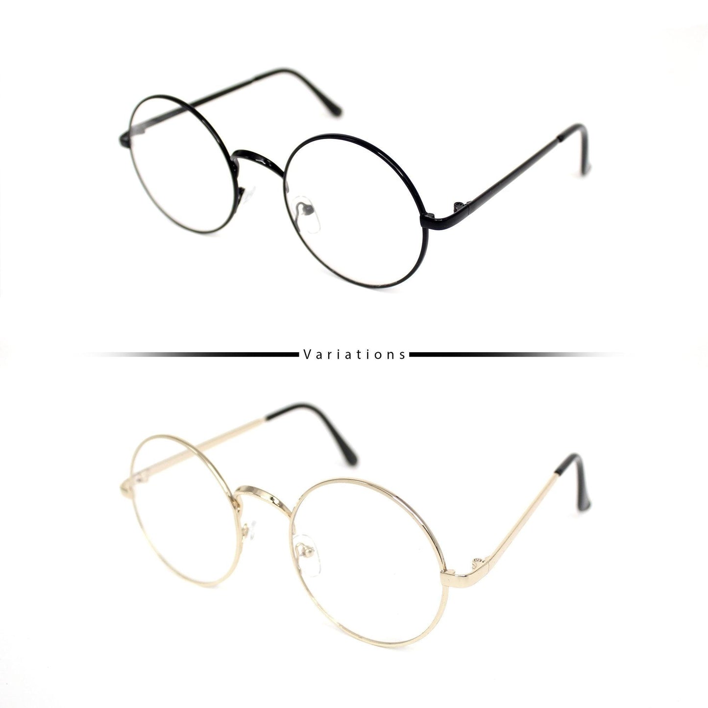 Peculiar ELI Round Alloy (3x Metal Plating) Frame Anti Radiation Glasses UV400 - peculiareyewear