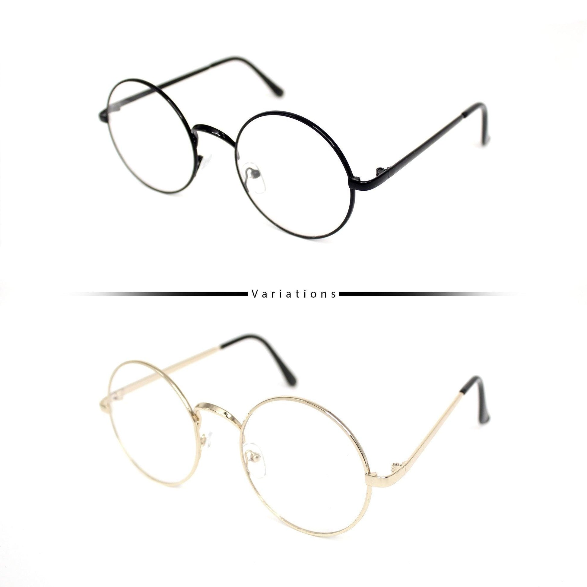 Peculiar ELI Round Alloy (3x Metal Plating) Frame Anti Radiation Glasses UV400 - peculiareyewear